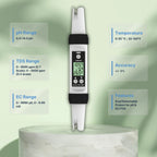 HM DIGITAL COM-360 Waterproof Professional Series pH/EC/TDS/Temperature Meter Specifications