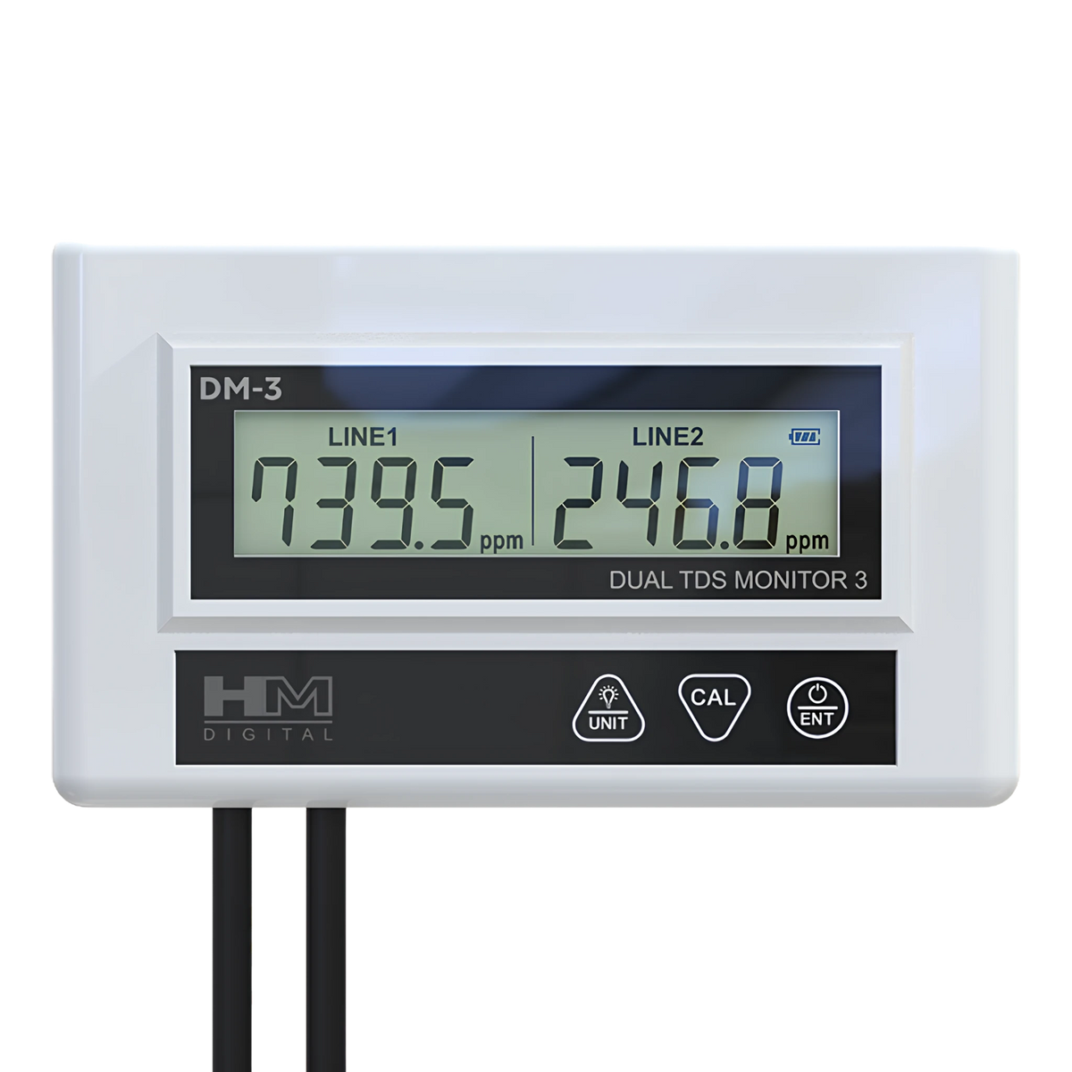 HM DIGITAL DM-3 Commercial In-Line Dual EC/TDS Monitor